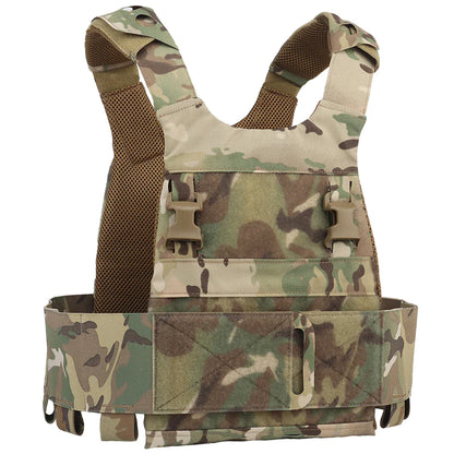 FCPC Tactical Vest Ferro – Lightweight Folding Airsoft Plate Carrier with Breathable Design, Portable Hunting Mag Pouch & Army Equipment