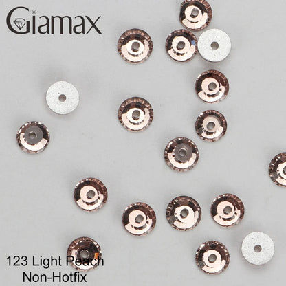 Giamax Purple Velvet Topaz Crystal Rhinestones - Flatback AB Sewing Stones for Garments, Clothes & Bags