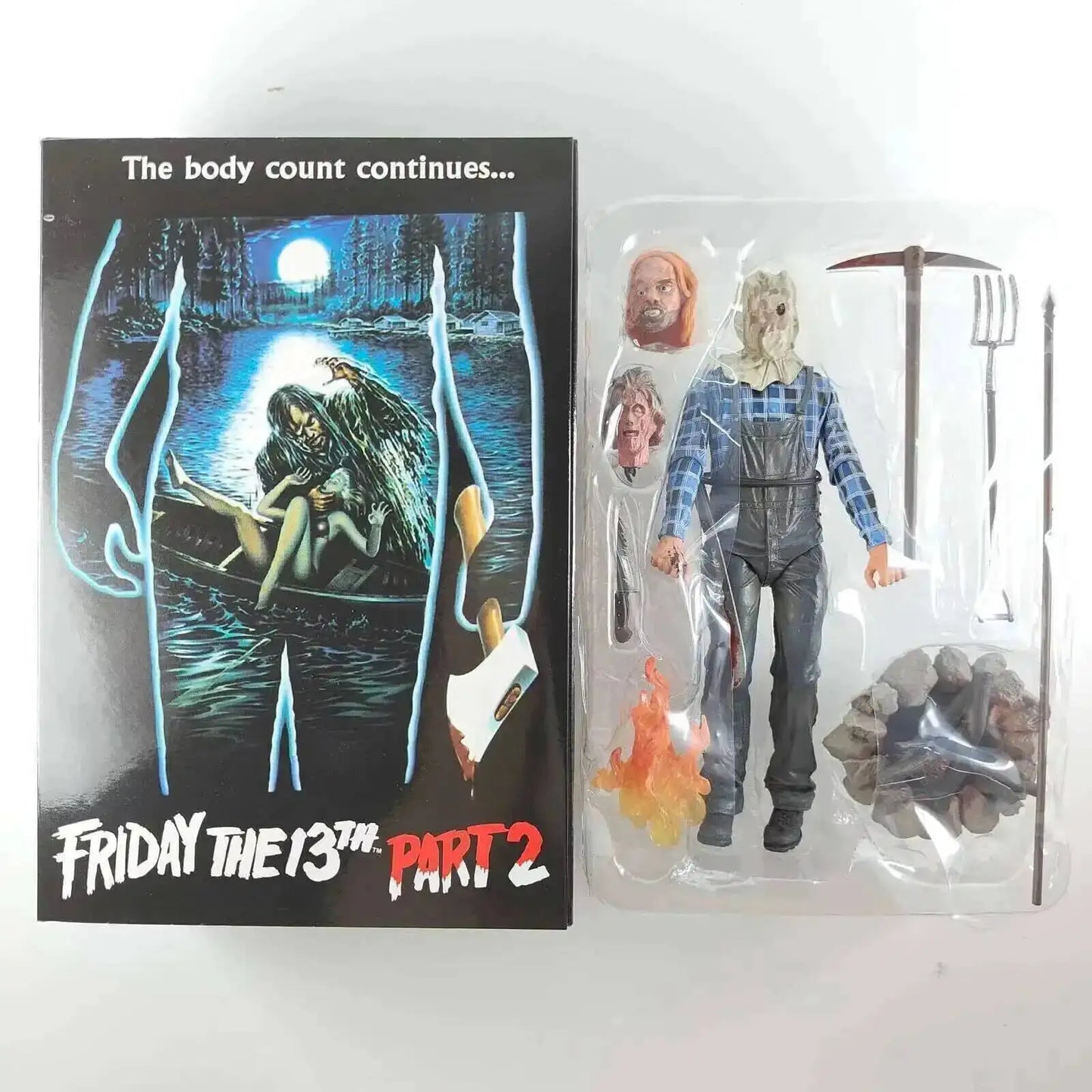 Michael Myers Horror Action Figure - Halloween Pumpkin Decor Toy Collectible Gift for Horror Fans