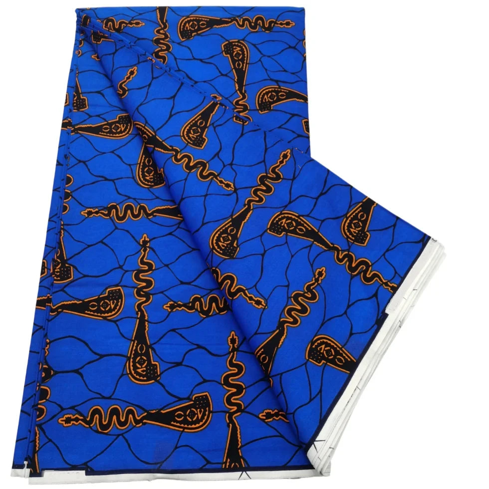 100% Cotton Real Wax Ankara Fabric - 2026 African Print Wedding Dress Sewing Fabric