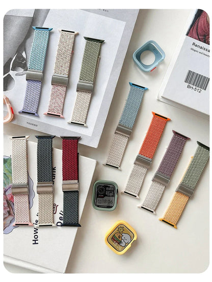 Candy Silicone Apple Watch Case & Strap - Protective Band Cover for Series 11 10 9 8 7 SE 6 5 4 Ultra 49mm 45mm 41mm 44mm 40mm