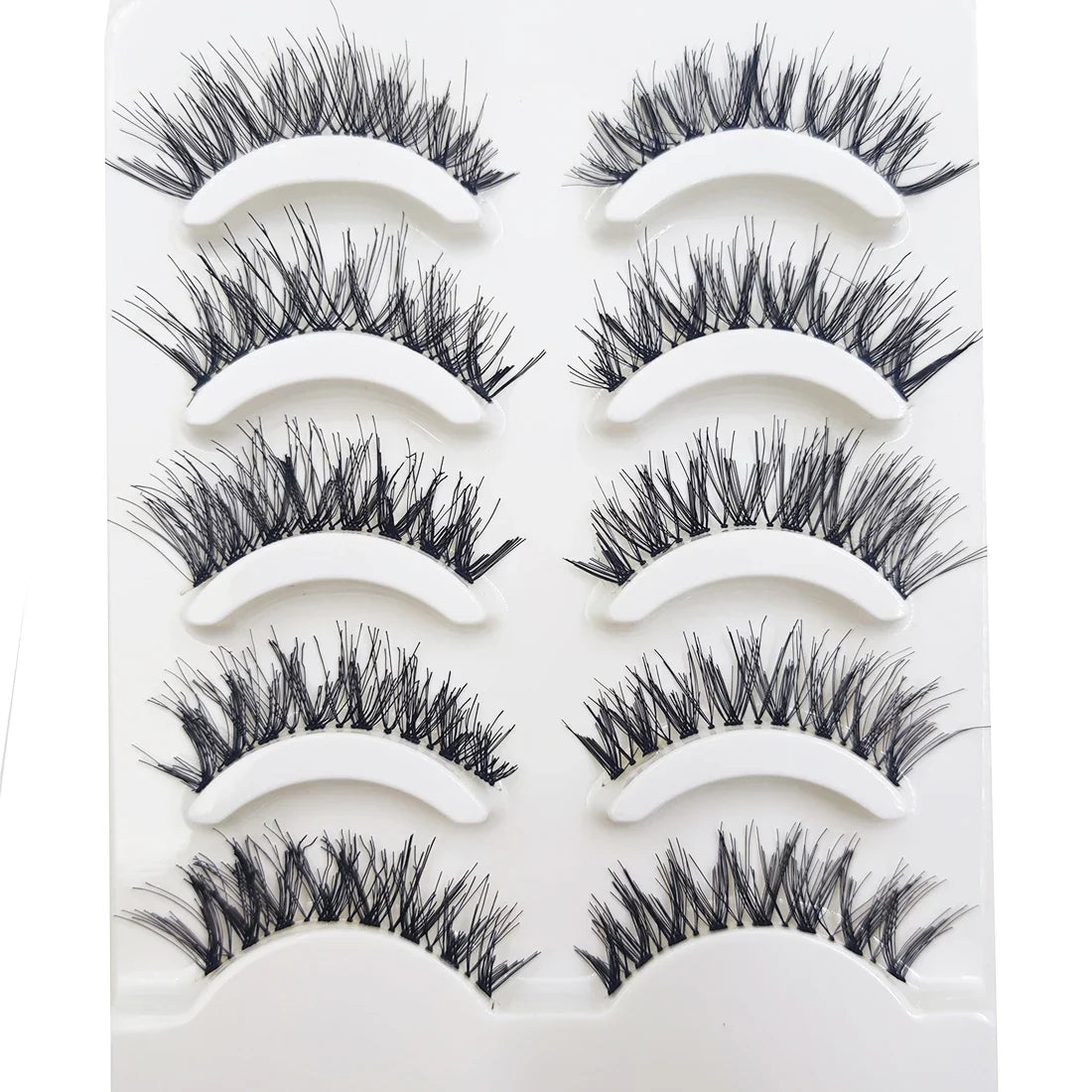 38 Styles 5 Pairs 3D Mink False Eyelashes – Natural Fake Lashes Makeup Beauty Tools