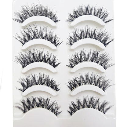 38 Styles 5 Pairs 3D Mink False Eyelashes – Natural Fake Lashes Makeup Beauty Tools