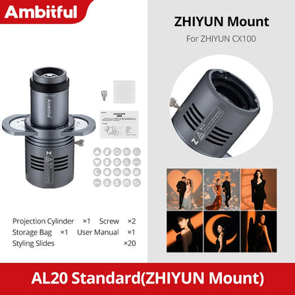 Zhiyun CINEPEER CX100 100W COB LED Video Light - Bi-Color Handheld Photography Fill Light