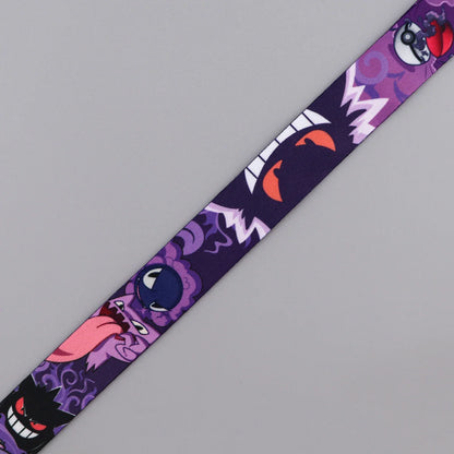 Cute Anime Lanyard – Keychain, ID Card, Passport, USB, Badge Holder & Neck Strap for Students, Cellphone Accessories
