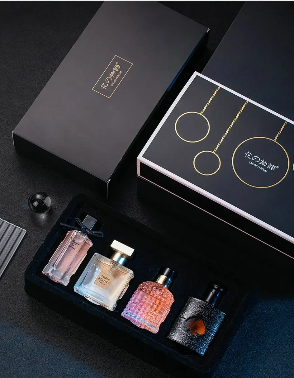 Original Women’s Perfume Set – 105ml Eau de Parfum 4-Piece Gift Box with Fresh Floral & Plant Fragrance