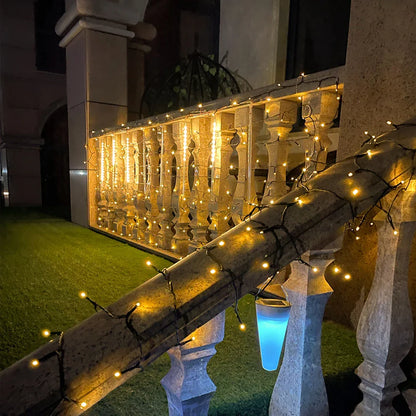 2025 LED Christmas & New Year Fairy String Lights — White/Warm/RGB Waterproof Party & Wedding Decoration