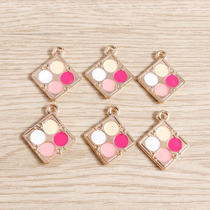 10PCS Cute Enamel Lips & Lipstick Charms – Pendants for Jewelry Making, Earrings, Necklaces & Bracelets DIY Crafts