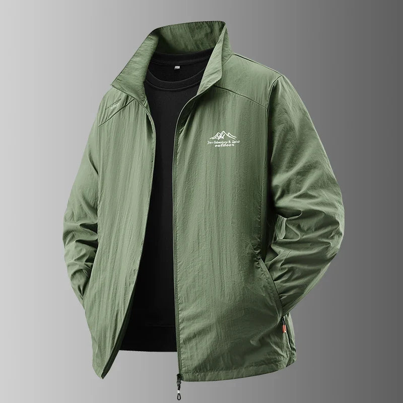 Men’s UV Protection Summer Jacket - Ultra-Light Breathable Sunproof Fishing Coat for Outdoor Activities