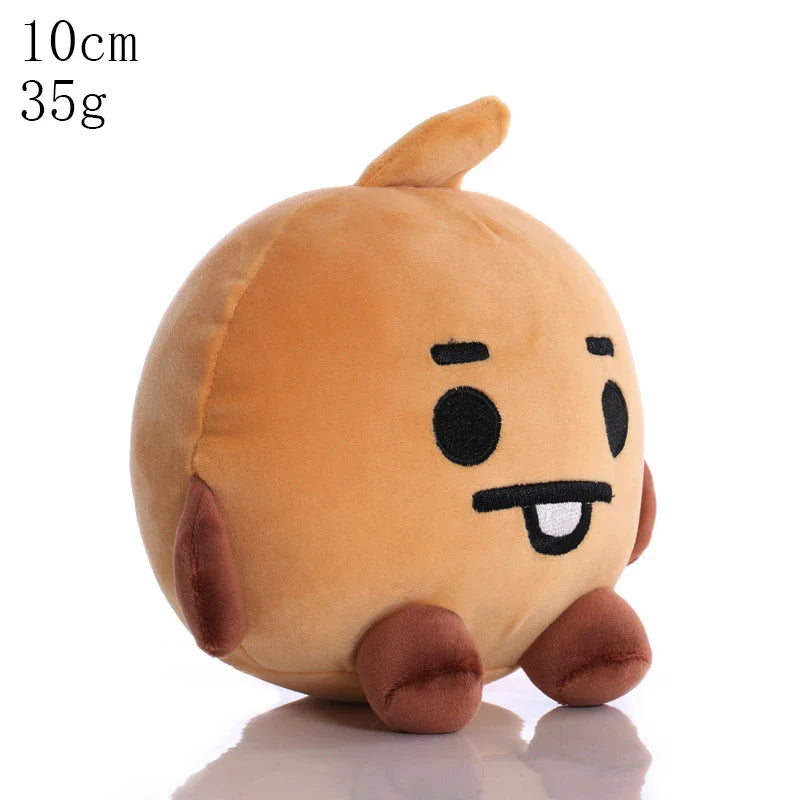 BTed 21 Plush Toys – Kawaii Mini Anime Keychain Pendant, Soft Stuffed Animal Doll Gift for Kids (12–22cm)