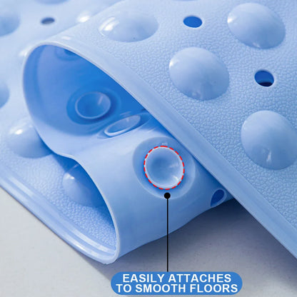 40×100cm Bathroom Non-Slip Mat – Long PVC Bathtub & Shower Foot Massage Mat