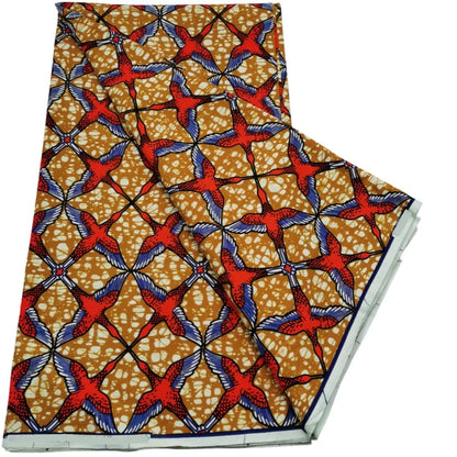 100% Cotton Real Wax Ankara Fabric - 2026 African Print Wedding Dress Sewing Fabric