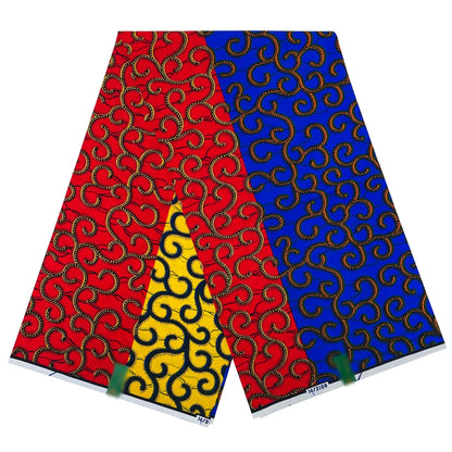 Popular Ankara Wax Fabric - High Quality 100% Cotton African Pagne Print for Dresses & Sewing