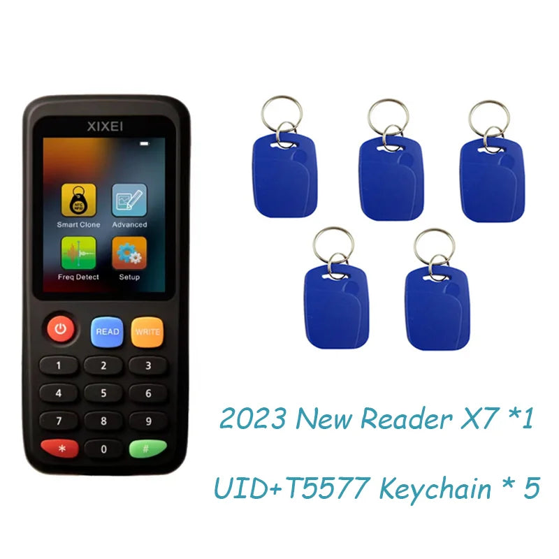 New RFID Smart Card Reader X7 – 125kHz Badge Copier & 13.56MHz NFC Decoder, Duplicator for IC/ID Chip, Ntag213/215 Key Writer