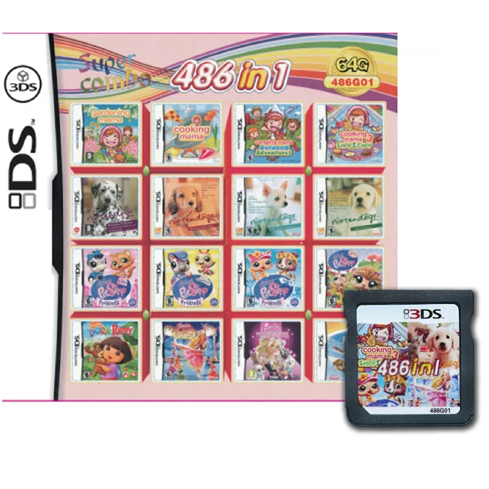 4300-in-1 Compilation DS/NDS/3DS/NDSL Game Cartridge – R4 Video Game Handheld Player
