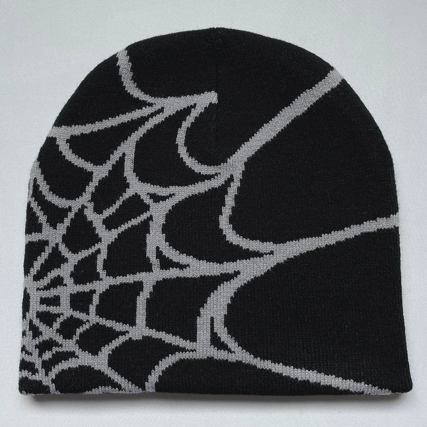 Y2K Spider Web Knit Hat - Unisex Outdoor Sports Fashion Beanie for Men & Women