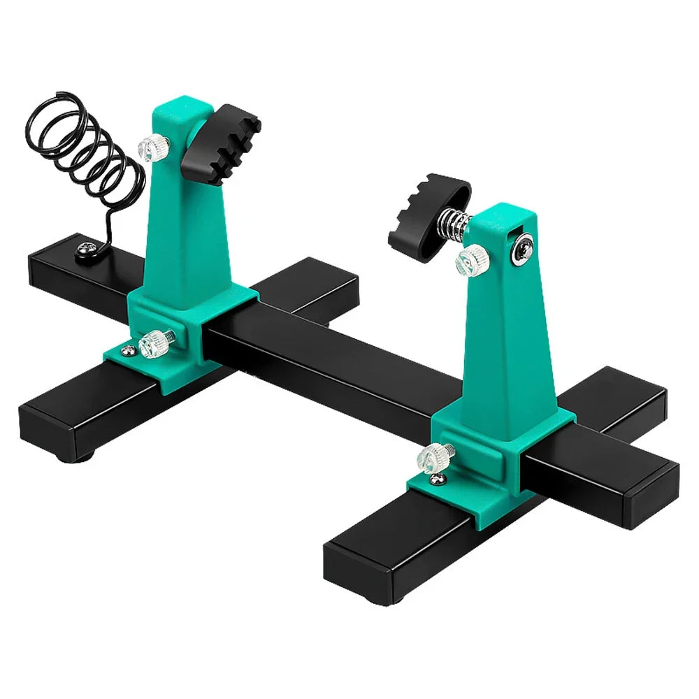 Adjustable Circuit Board Repair Fixture - 360° Rotating Motherboard Holder for PCB Welding Soldering Disassembly Maintenance