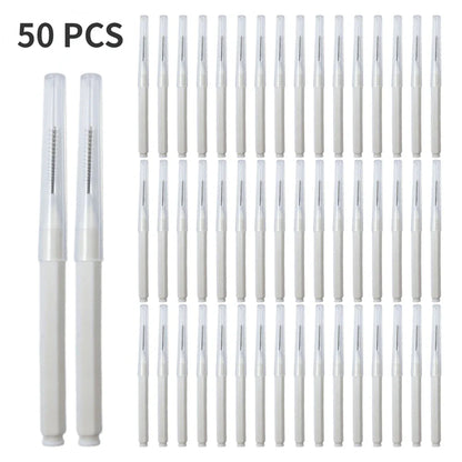 5/10/50PCS Mini Eyebrow & Lash Brushes – Disposable Bendable Brow Perm & Micro Eyelash Applicator Tools