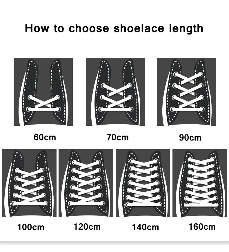 Oval & Semicircle Sneakers Shoe Laces – Classic Woven Round Shoelaces for Adult Unisex Casual & Sports Shoes