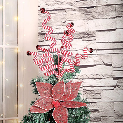 Christmas Tree Decoration Woolen Bells – Curly Pick Branch Ornaments for Xmas, Holiday & Chinese New Year