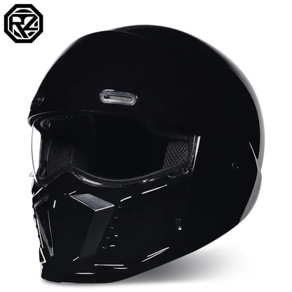 Retro Scorpion Half Motorcycle Helmet – Vintage Locomotive Style Multi-Purpose Moto Helmet (M-XXXL)