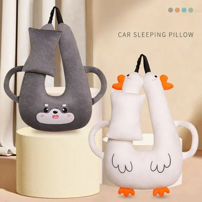 Children’s Car Neck Pillow – Comfortable Kawaii Headrest for Travel & Car Interior