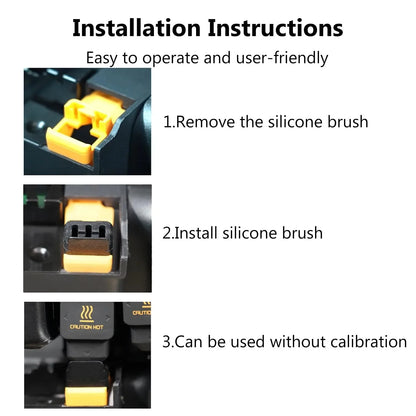 Bambu Lab Nozzle Wiper - Silicone Hotend Cleaning Brush for H2D, H2C & P2S Printers