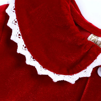 2025 Kids Christmas Pajama Set – Velvet Loungewear Long Sleeve Sleepwear for Boys & Girls