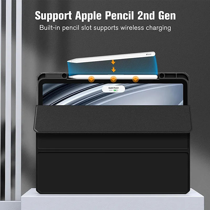 iPad Pro 11/12.9 Case: Compatible with 2022/2021/2020 Models - Tablet Cover for iPad Pro 11, Air 4/5, 10.9, 10, 10th Generation, Mini 6 with Pencil Holder