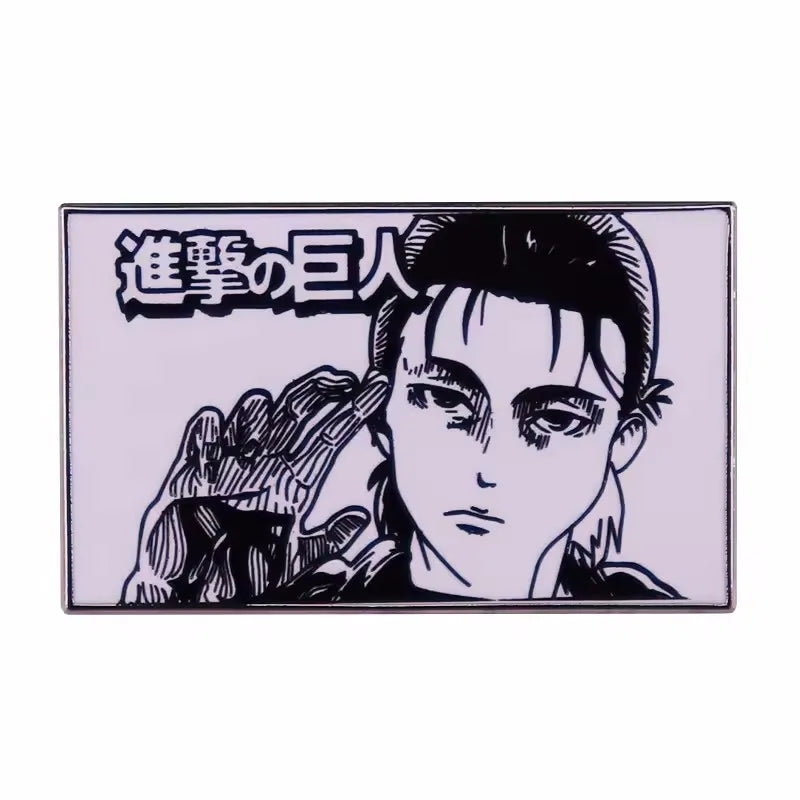 Attack on Titan Enamel Pin Badge - Anime Metal Lapel Pin for Bags, Backpacks & Fan Collectible Gift