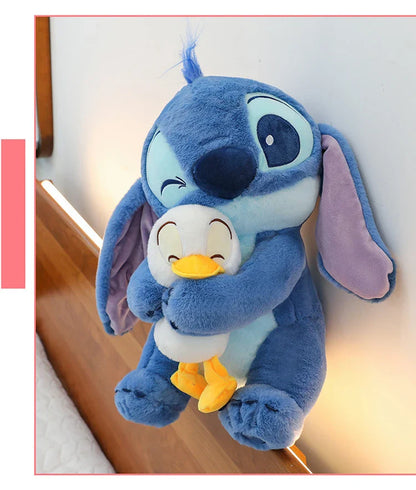 Disney 30cm Lilo & Stitch Plush Toy – Kawaii Stitch & Donald Duck Stuffed Dolls for Kids Christmas Gift