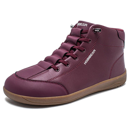 HOBIBEAR Mid-Top Barefoot Shoes – Unisex Wide Toe Minimalist Non-Slip Outdoor Sneakers