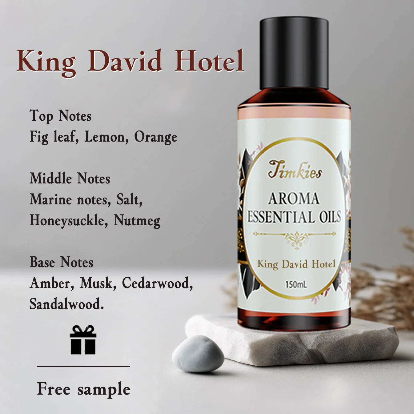 Hotel Collection 150ml Aroma Diffuser Essential Oil – Home & Car Refill for Air Humidifier