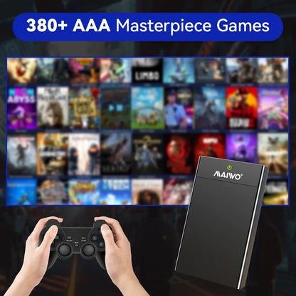 Portable 24TB External Gaming HDD – 390+ Retro Games for PS2, PS3, PS4, WiiU, MAME & Windows PC Playnite System