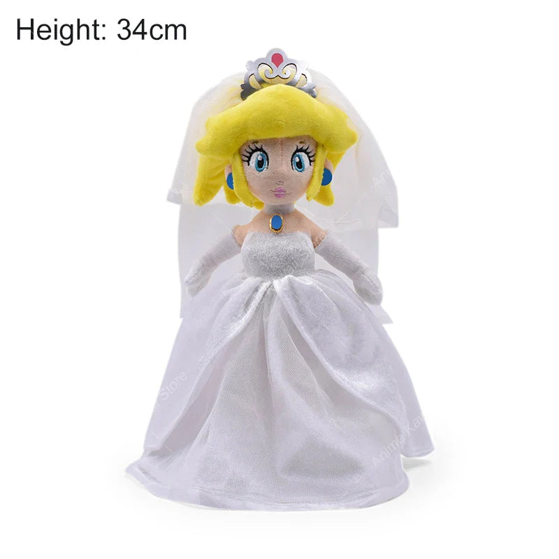 Mario Plush Toy Set – Princess Peach, Daisy, Toadette, Rosalina & Pauline Stuffed Dolls for Birthday Gifts