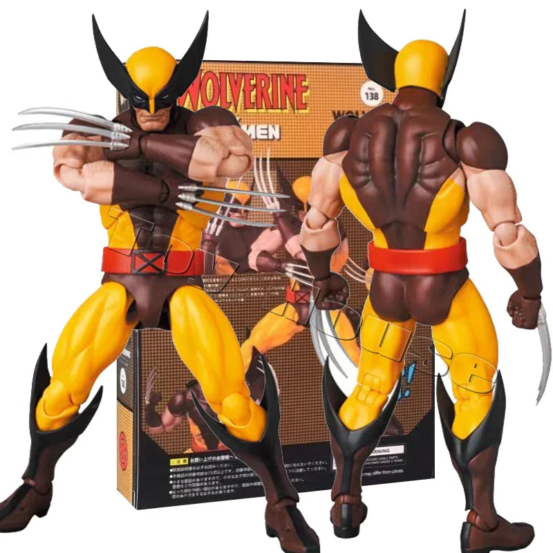 Ct Toys Wolverine Deadpool Mafex 138 Action Figure - Deadpool 3 Movie Model Statue for Collection & Gifts