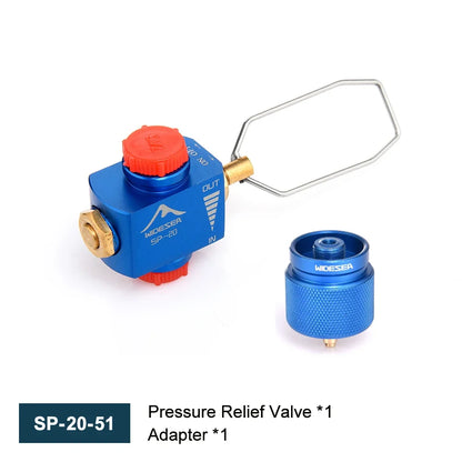 Widesea Camping Stove Propane Refill Adapter - LPG Butane Gas Filling Saver for Camping Stoves & Cylinders