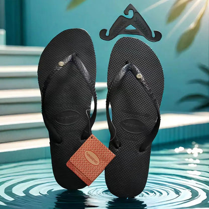 Summer 2025 Women’s Flip Flops – Fashionable Outdoor Beach Slippers for Travel