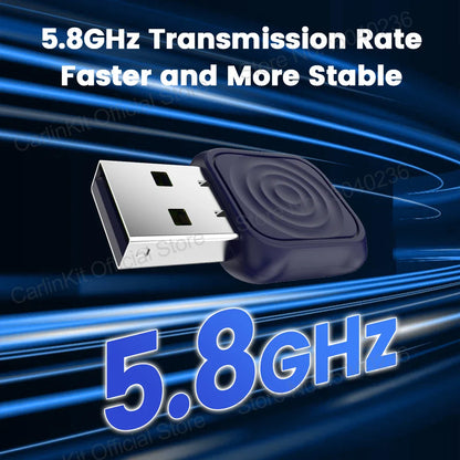 MINI 5 Pro/Mini Ultra CarlinKit Wireless CarPlay Adapter – Smart Plug & Play WiFi Bluetooth Auto Connection Box
