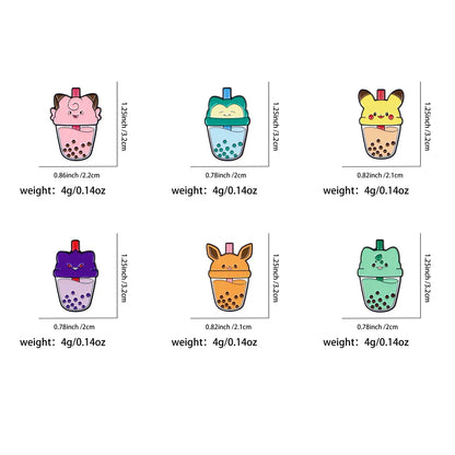 Cute Duck Enamel Pin Set - Cartoon Animal Lapel Brooches for Coats, Bags & Gifts