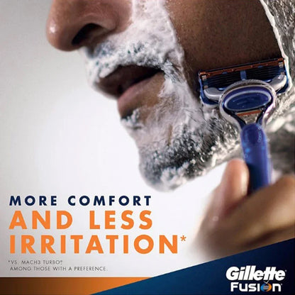 Gillette Fusion 5 Razor Blade Refills - 5-Layer Manual Shaving Head for Men's Face Care and Beard Removal