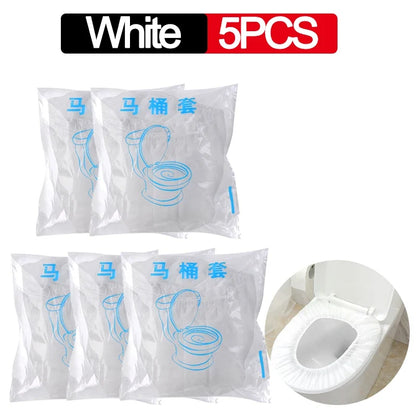 Disposable Toilet Seat Covers - Portable Waterproof Travel Toilet Seat Pads for Safe Bathroom Hygiene Accessories