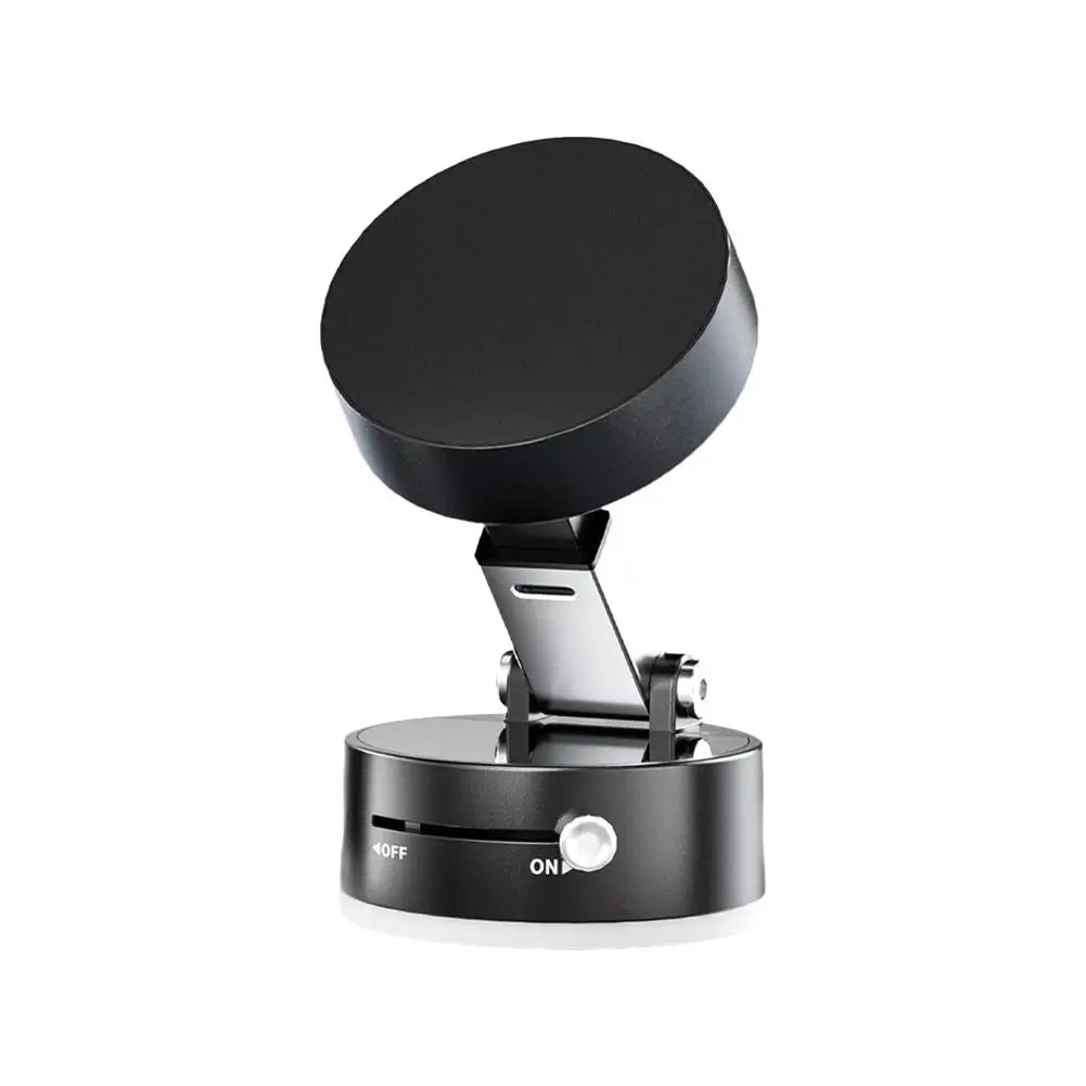 Vacuum Adsorption Magnetic Phone Mount – Double-Sided Hands-Free Magnetic Holder for Car, Gym, Mirror, Smooth Surfaces
