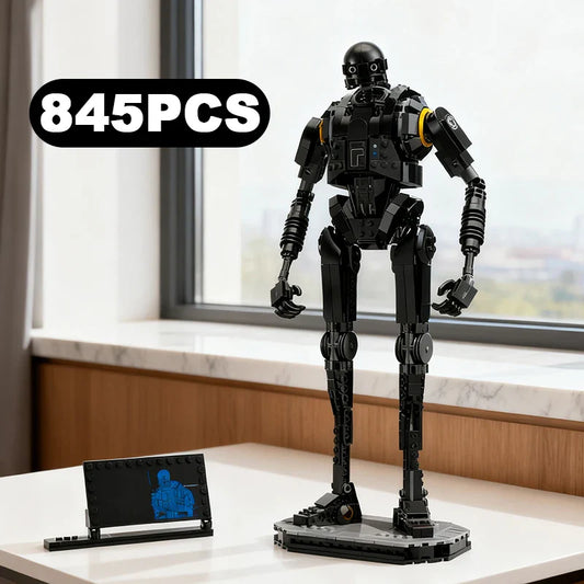 845PCS K-2SO Security Droid Building Blocks – Space Battle Robot Model Toy for Kids, Boys & Adults