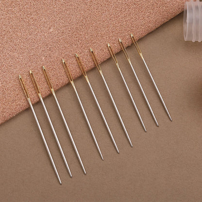 KRABALL Hand Bookbinding Tools Kit — 33/41/49pcs DIY Craft Supplies with Paper Awl, Steel Curved Needles, Ruler & Wax Thread