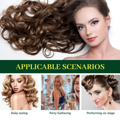 Olive Oil Hair Styling Mousse - Long Lasting Curl Hold Formula for Frizz Control, Smoothness & Hair Breakage Protection