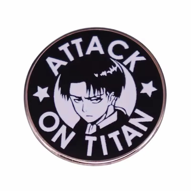 Attack on Titan Enamel Pin Badge - Anime Metal Lapel Pin for Bags, Backpacks & Fan Collectible Gift