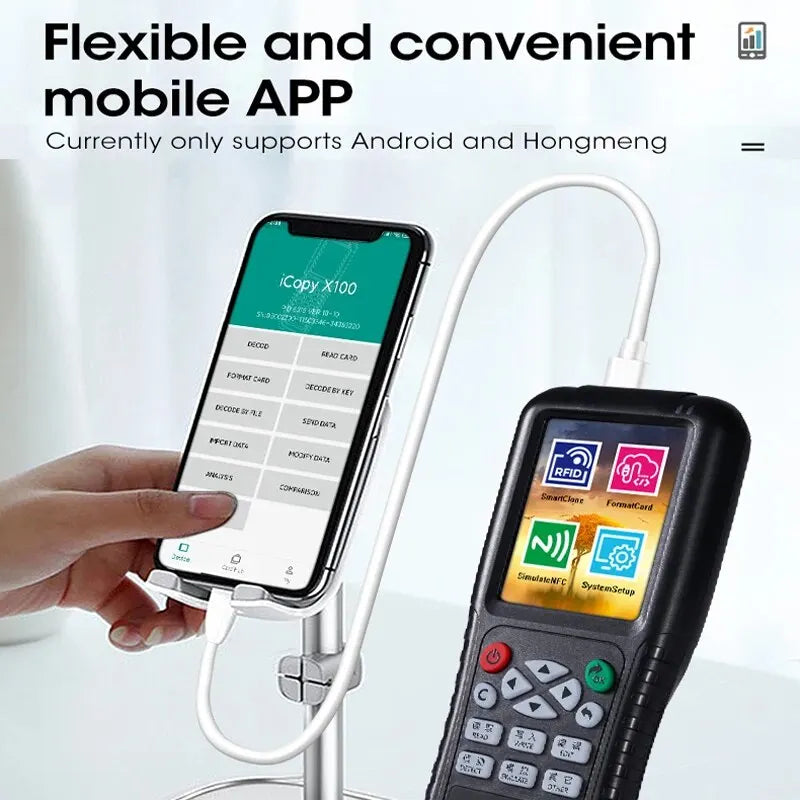 5YOA IX100 RFID Reader & Duplicator – Advanced Programmer, Copier & Writer for 13.56MHz & 125KHz Cards
