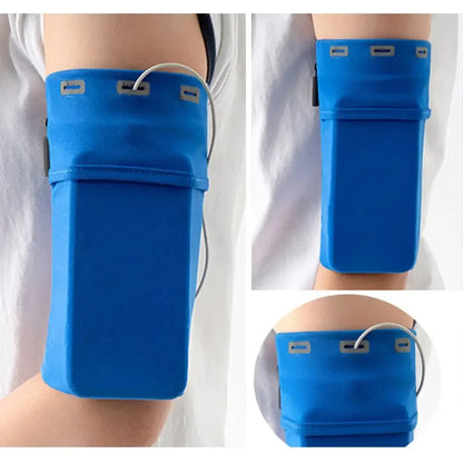Waterproof Running Mobile Phone Arm Bag - Non-Slip Phone Armband Holder for Jogging - Sports Pouch for iPhone, Samsung, and More