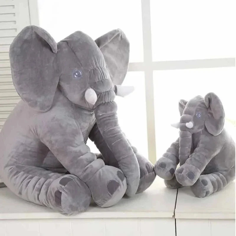 40cm Soft Elephant Plush Toy - Cute Stuffed Animal Sleeping Pillow for Kids, Room Decor & Birthday Gift